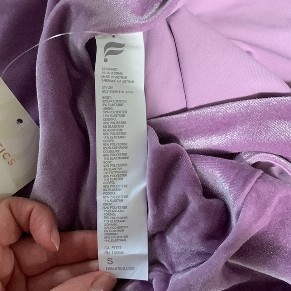 Fabletics Gigi Velour Bodysuit - Picture 8 of 9